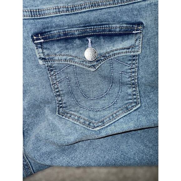 True Religion NWT Joey Mid-Rise Flare Jeans W33 – Vintage Med Wash Denim - Picture 11 of 11